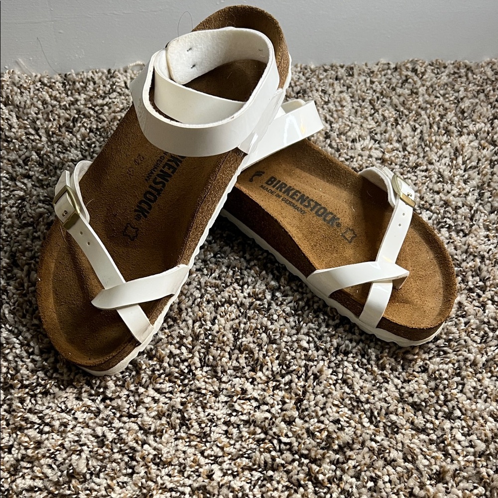 Birkenstock Women's White Strappy Sandals